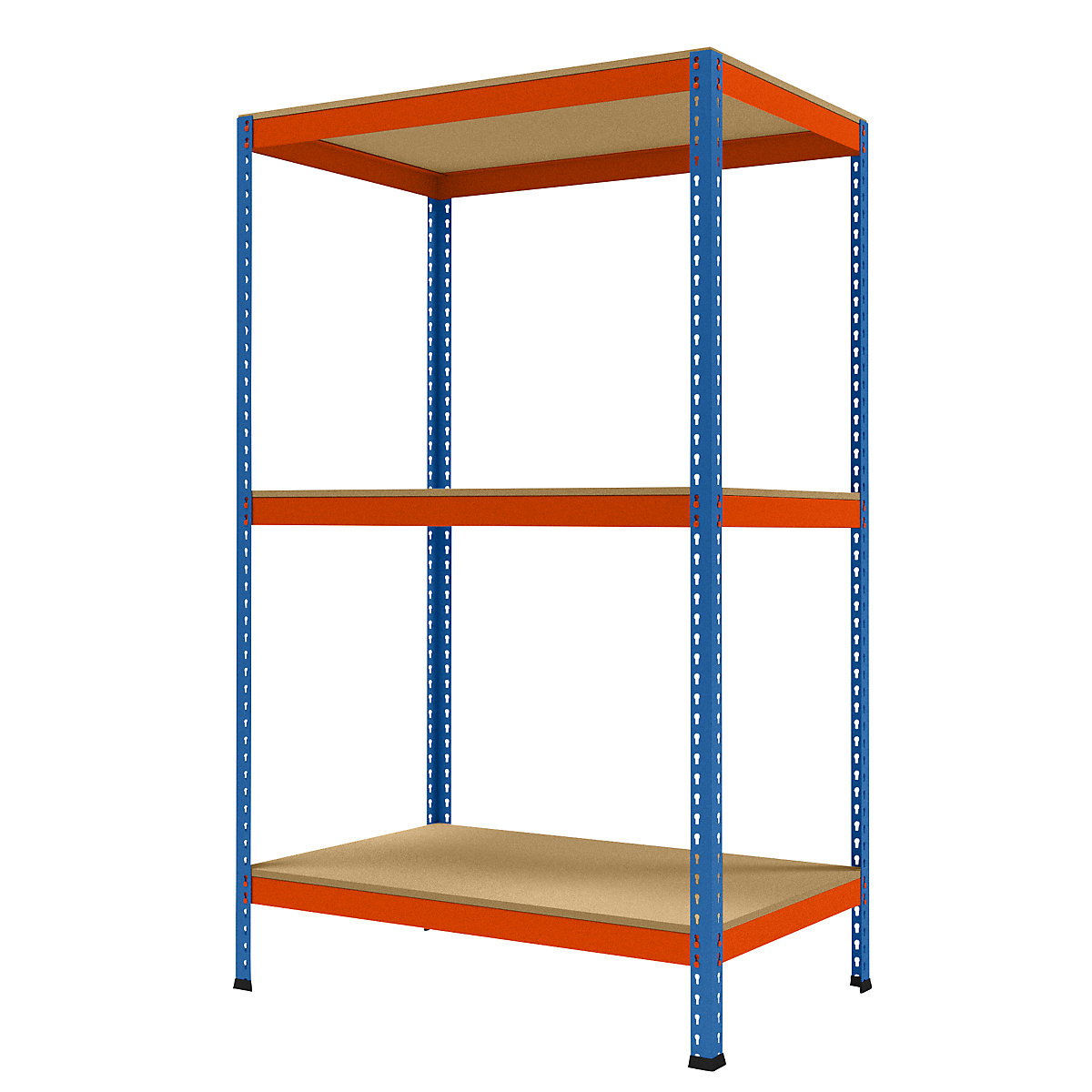 Wide span heavy duty shelving