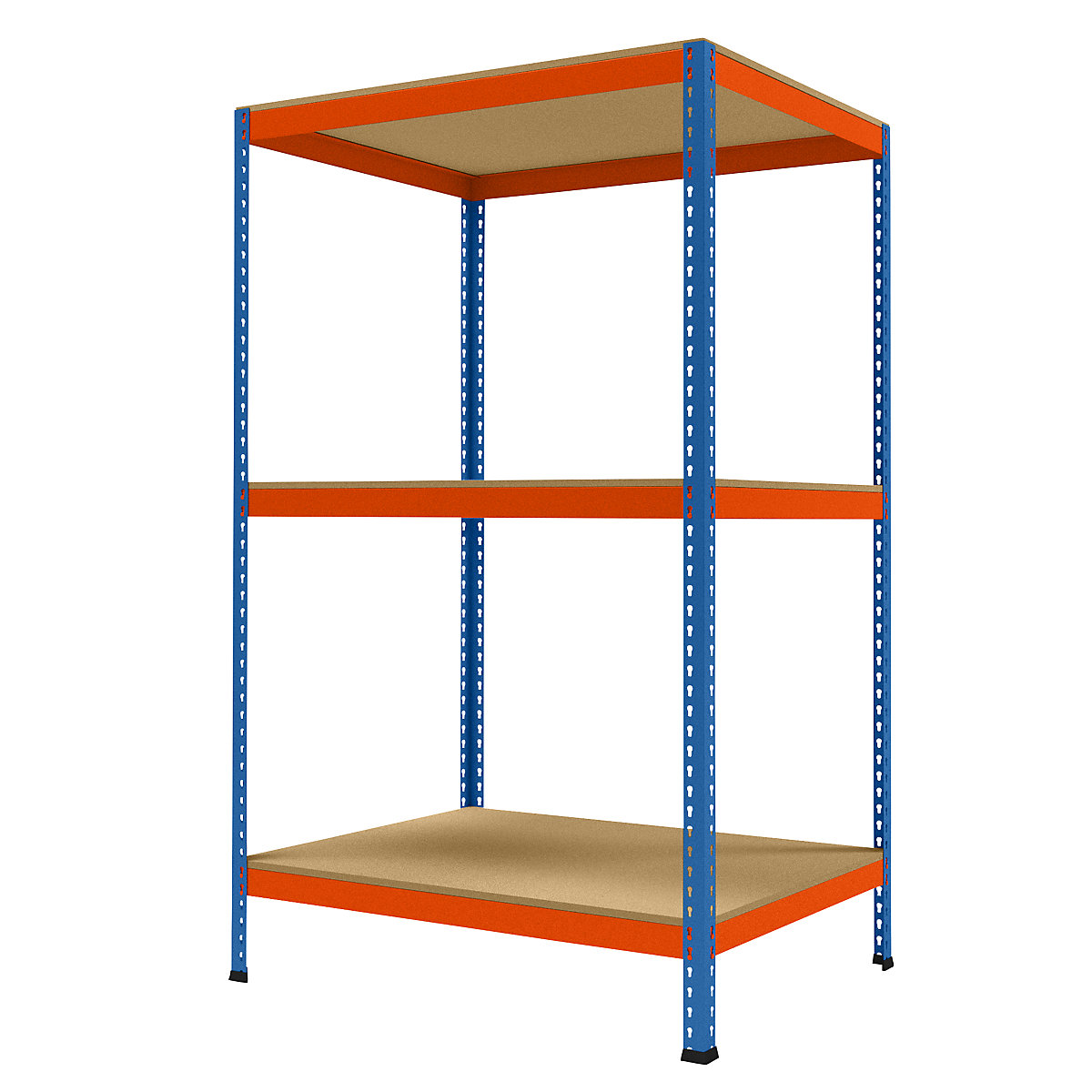 Wide span heavy duty shelving