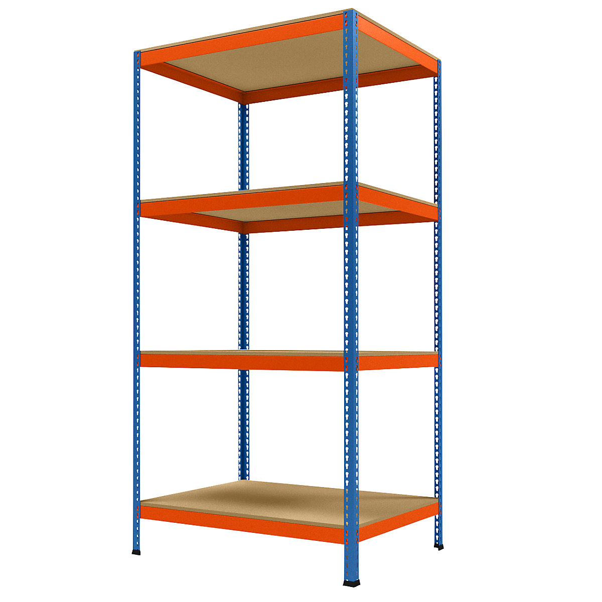 Wide span heavy duty shelving
