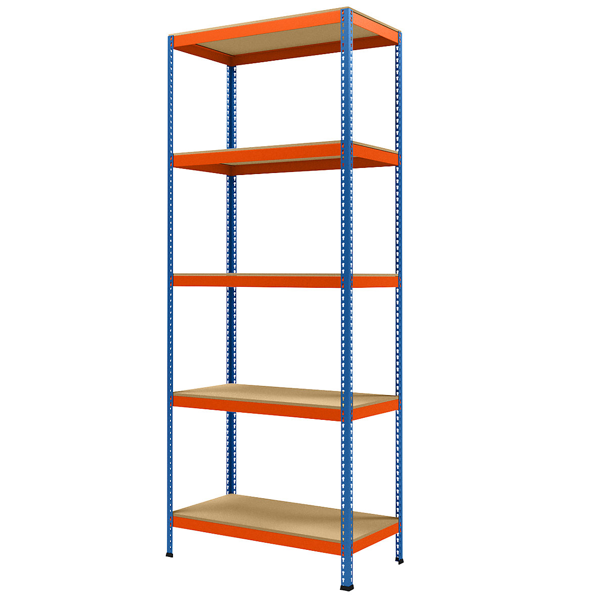 Wide span heavy duty shelving