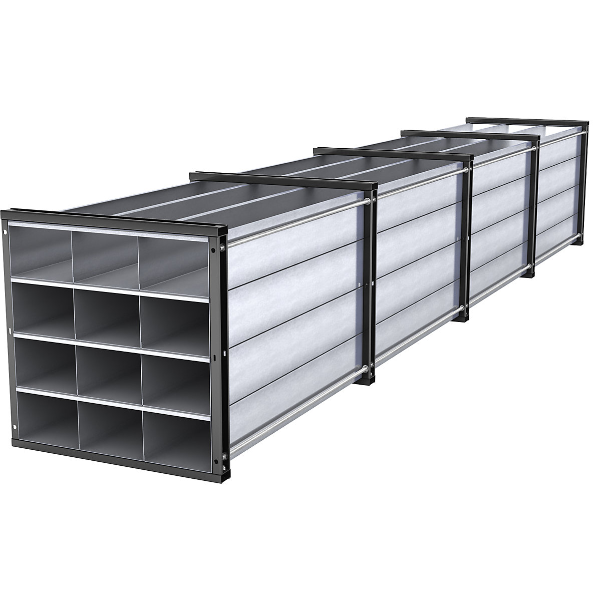 Honeycomb shelving unit - eurokraft pro