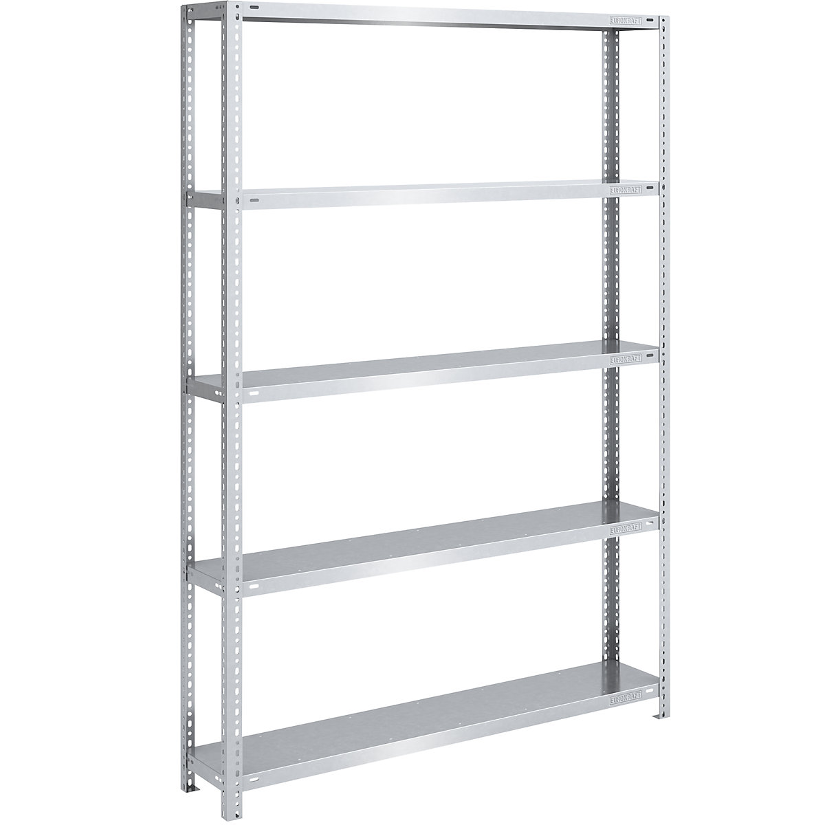 Heavy duty bolt-together shelving, zinc plated - eurokraft pro