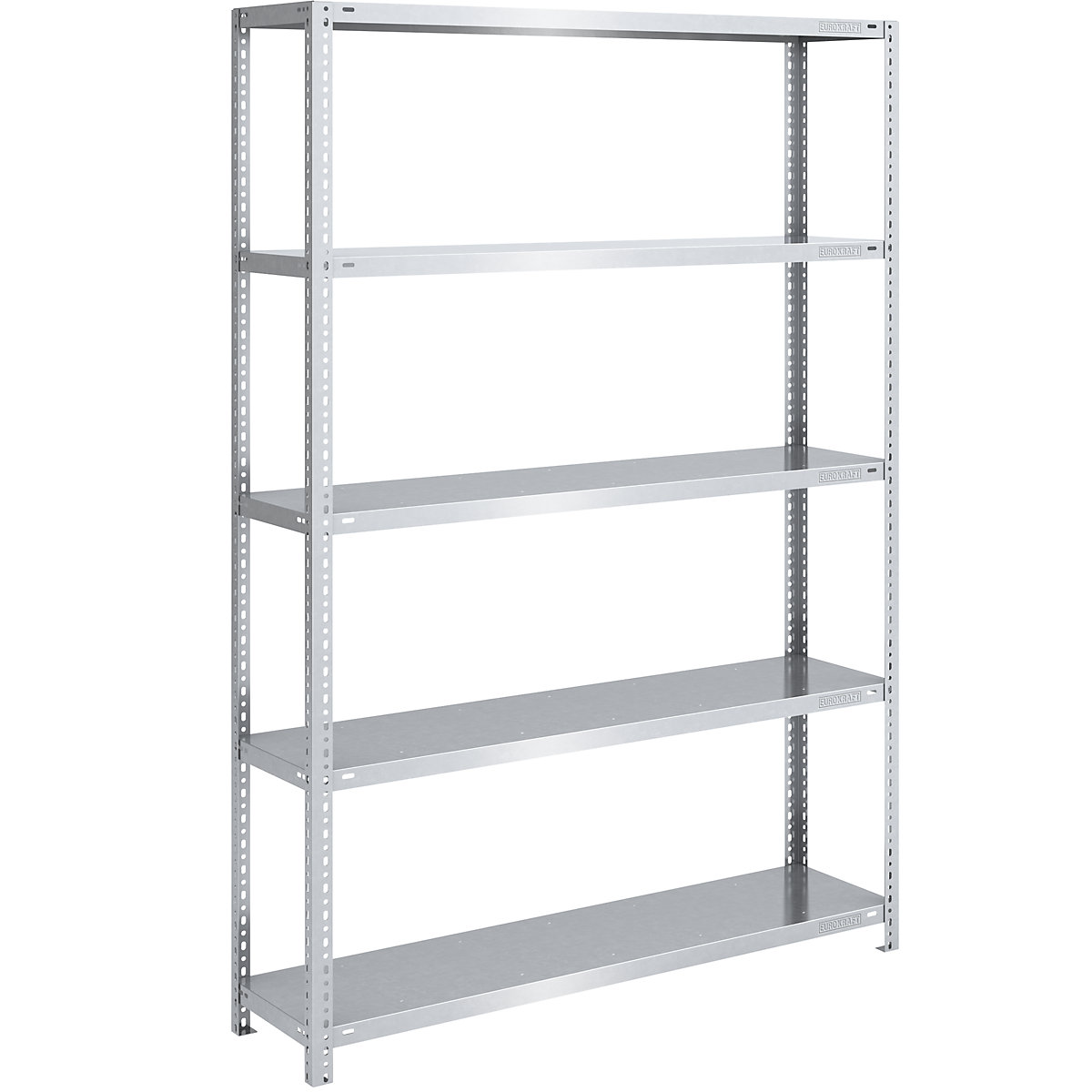Heavy duty bolt-together shelving, zinc plated - eurokraft pro