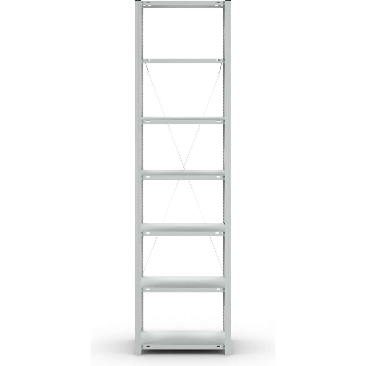 Heavy duty boltless shelving unit – eurokraft pro (Product illustration 202)-201