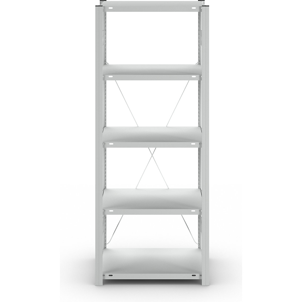 Heavy duty boltless shelving unit – eurokraft pro (Product illustration 217)-216