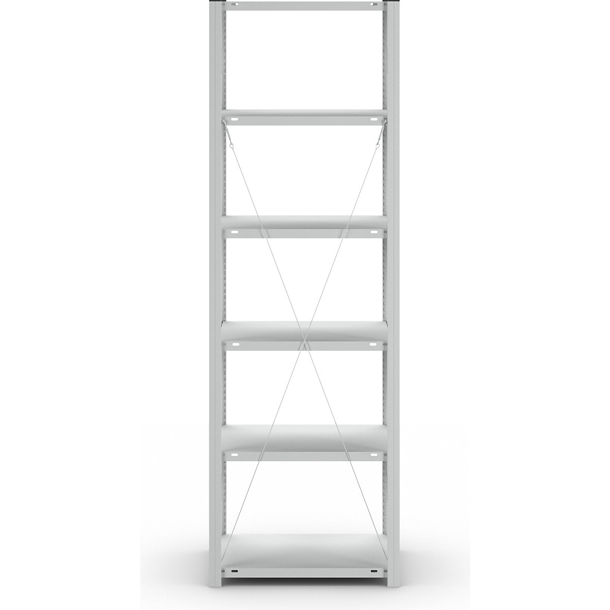 Heavy duty boltless shelving unit – eurokraft pro (Product illustration 185)-184