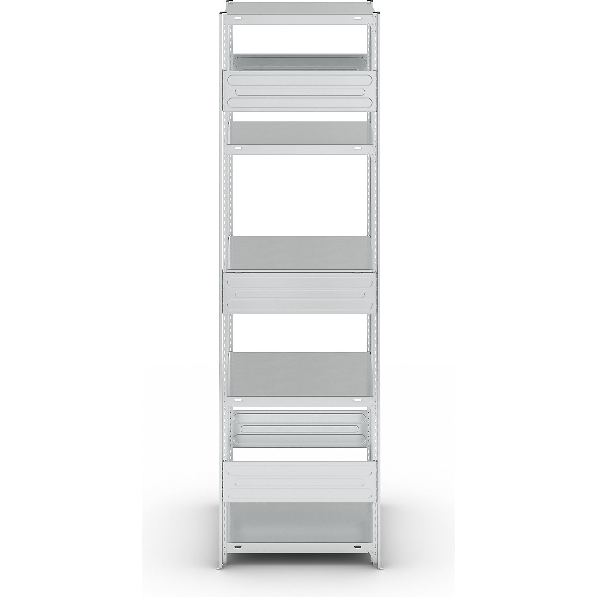 Heavy duty boltless shelving unit – eurokraft pro (Product illustration 213)-212