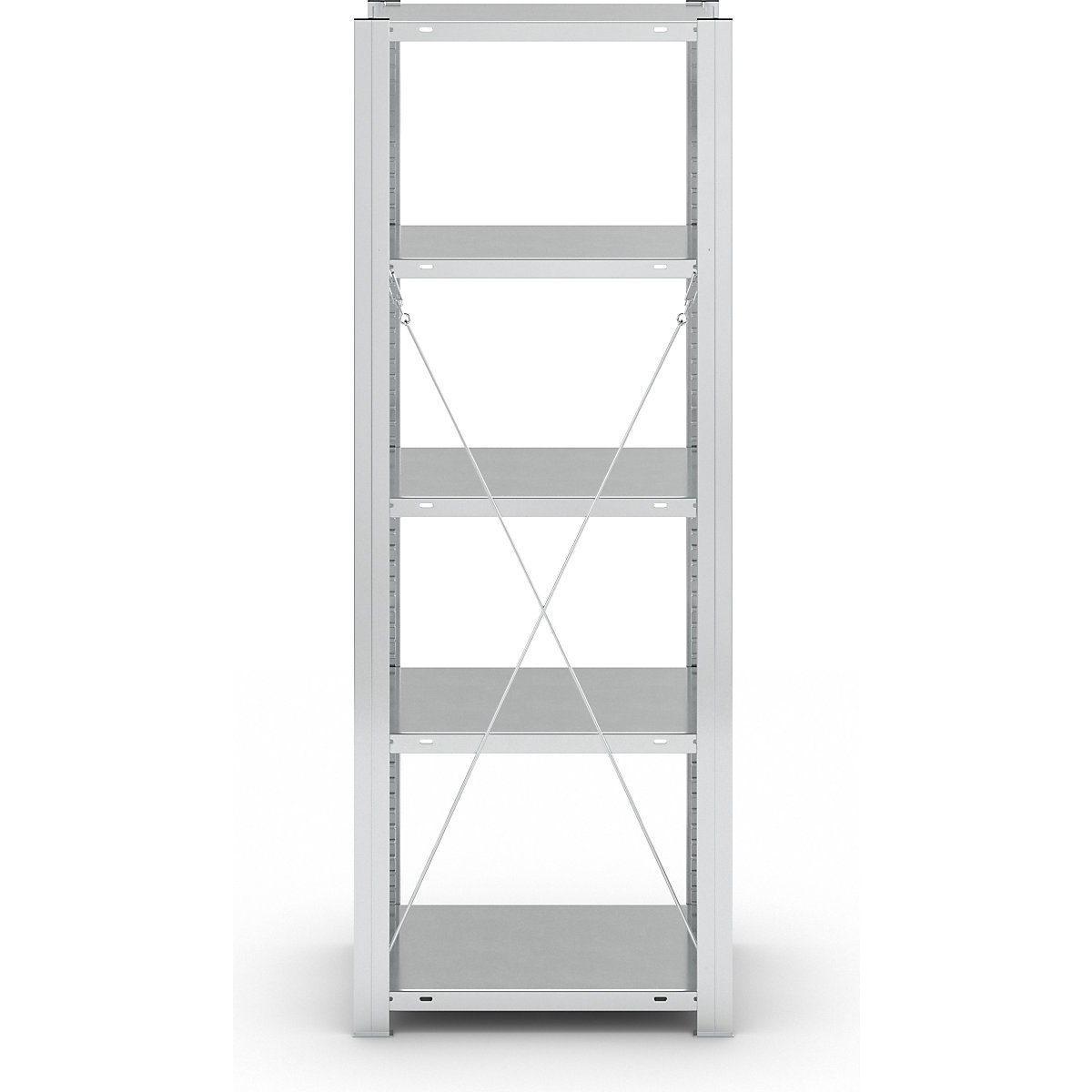 Heavy duty boltless shelving unit – eurokraft pro (Product illustration 209)-208