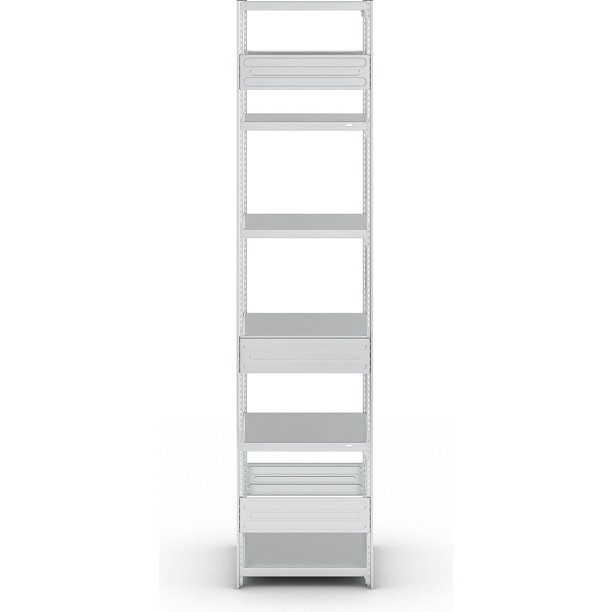 Heavy duty boltless shelving unit – eurokraft pro (Product illustration 183)-182
