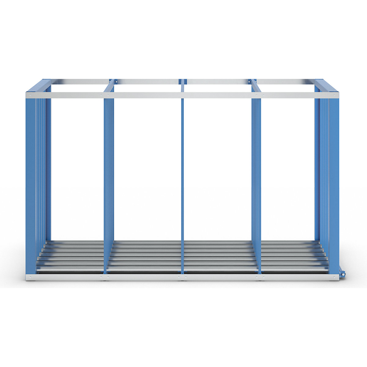 Sheet metal storage box – eurokraft pro (Product illustration 4)-3