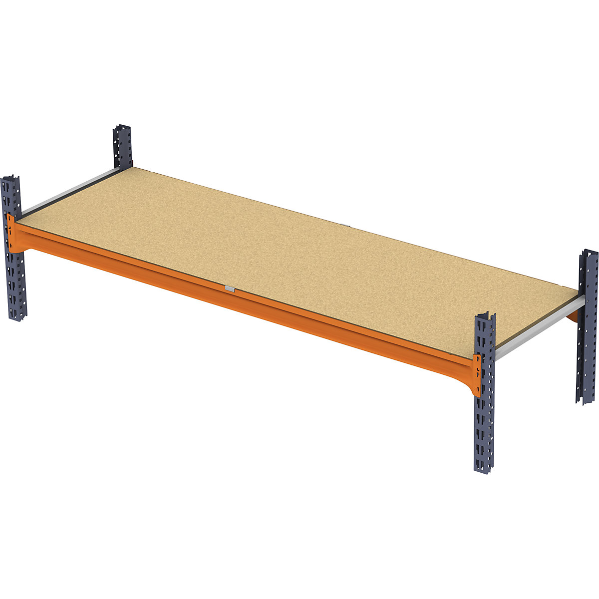 Shelf for wide span shelving units