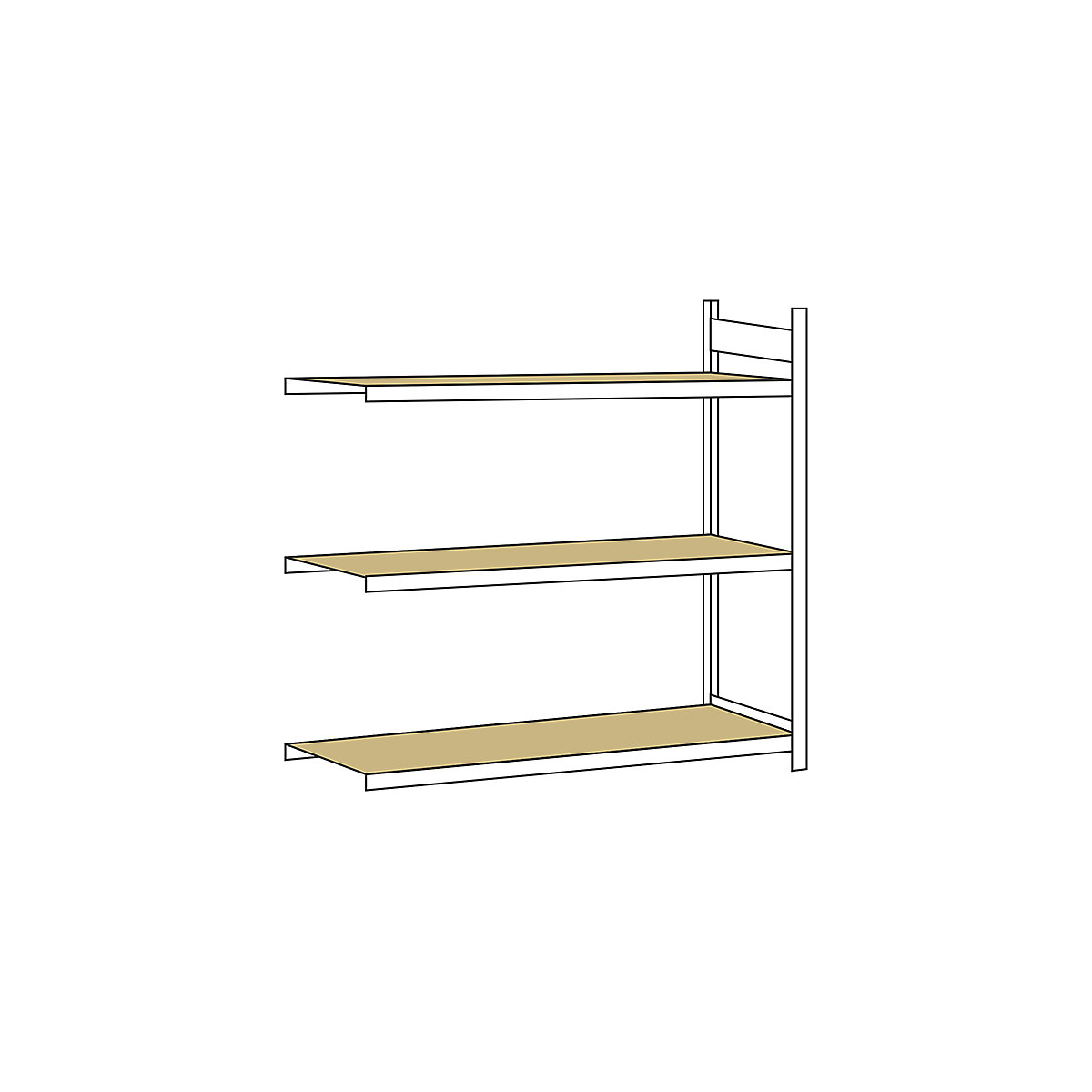 Wide span shelving unit – SCHULTE (Product illustration 237)-236