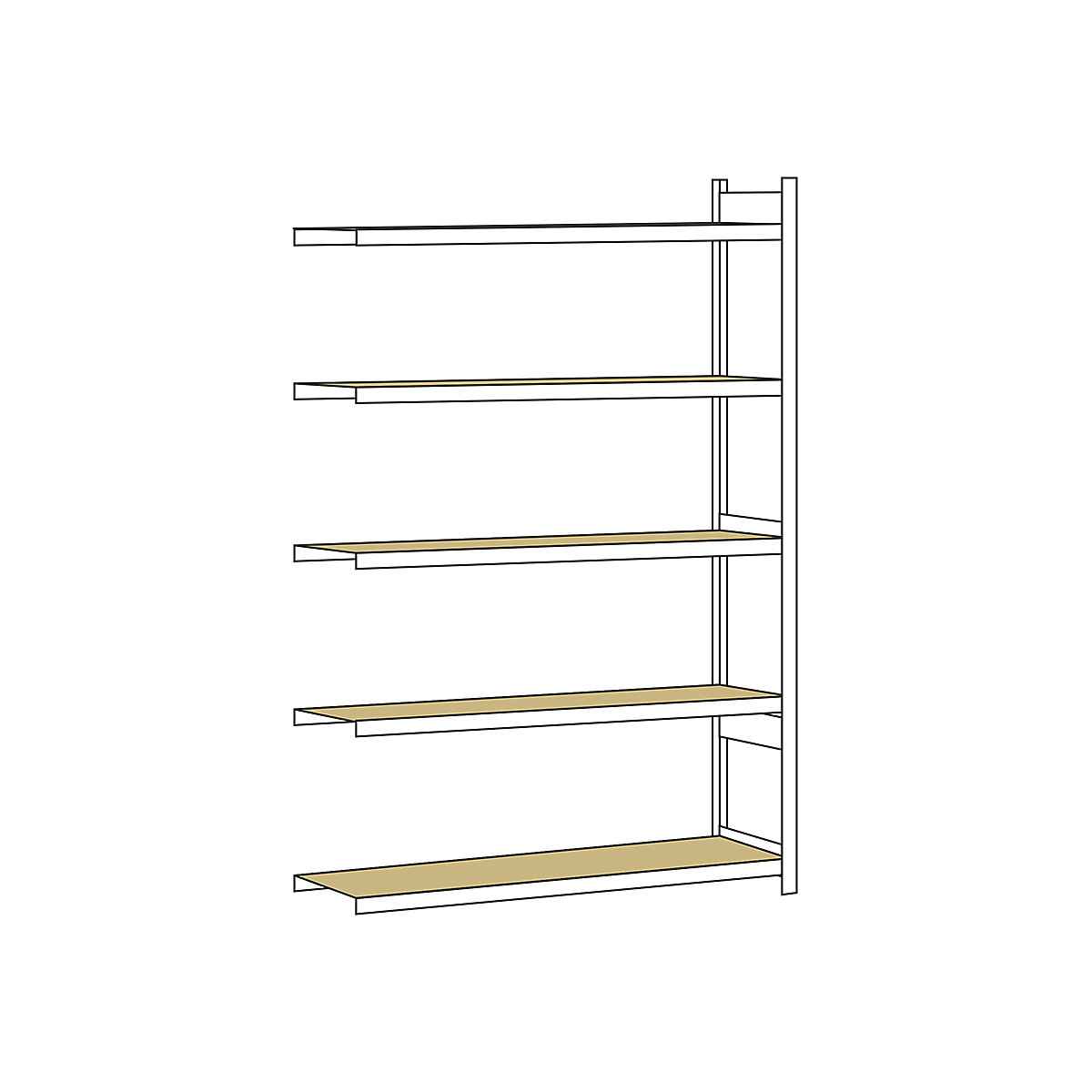 Wide span shelving unit – SCHULTE (Product illustration 182)-181