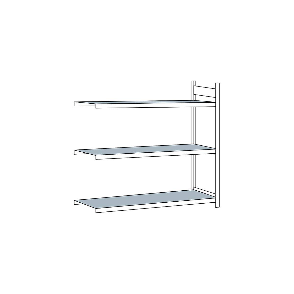 Wide span shelving unit – SCHULTE (Product illustration 281)-280