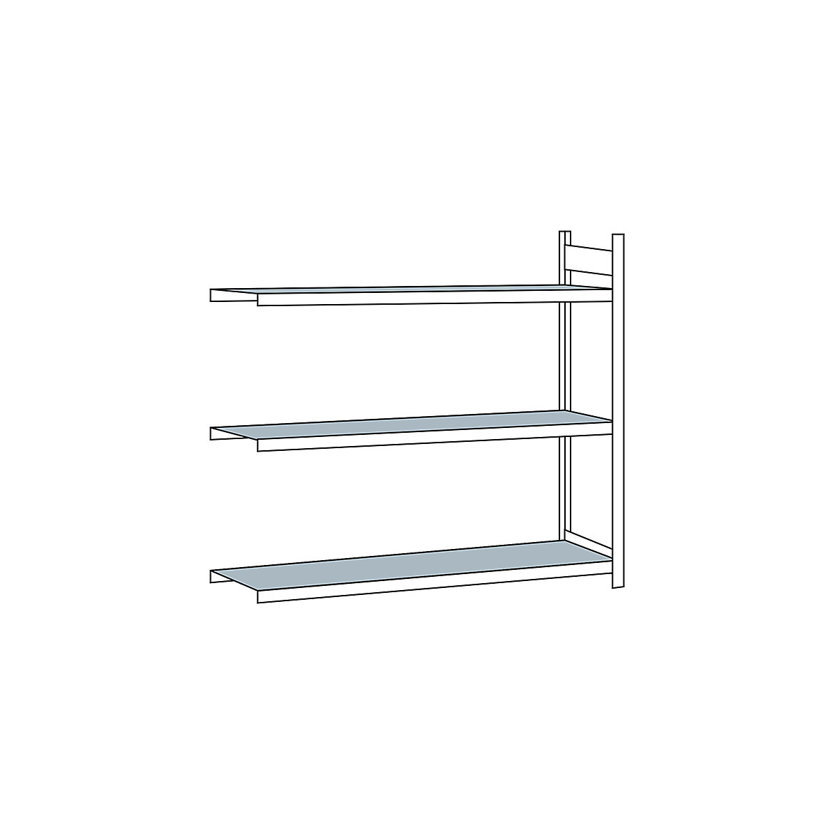 Wide span shelving unit – SCHULTE (Product illustration 200)-199