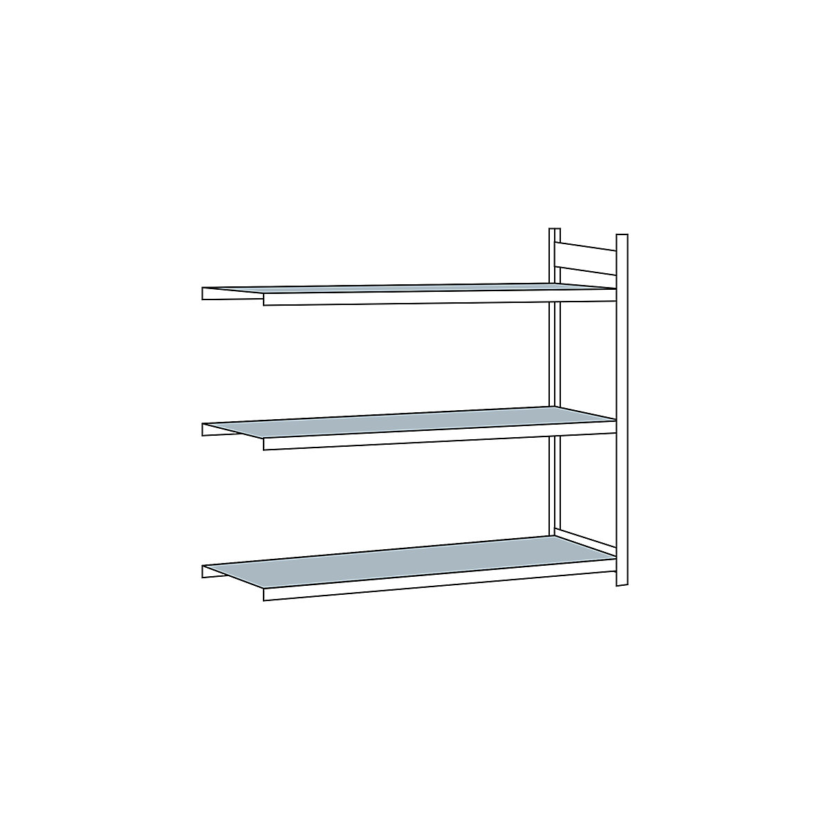 Wide span shelving unit – SCHULTE (Product illustration 279)-278