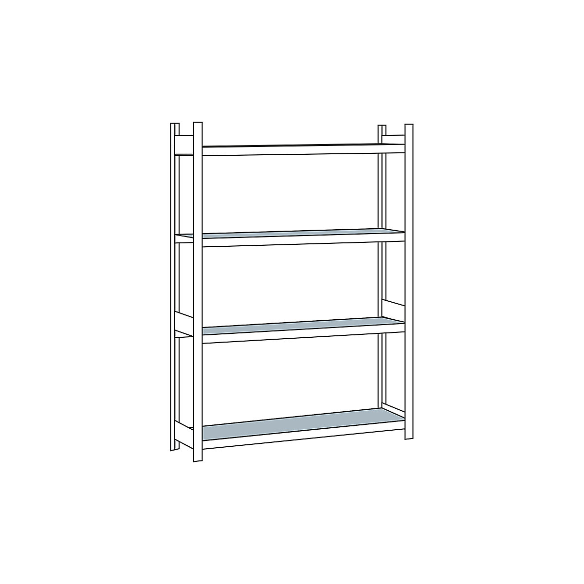 Wide span shelving unit – SCHULTE (Product illustration 333)-332