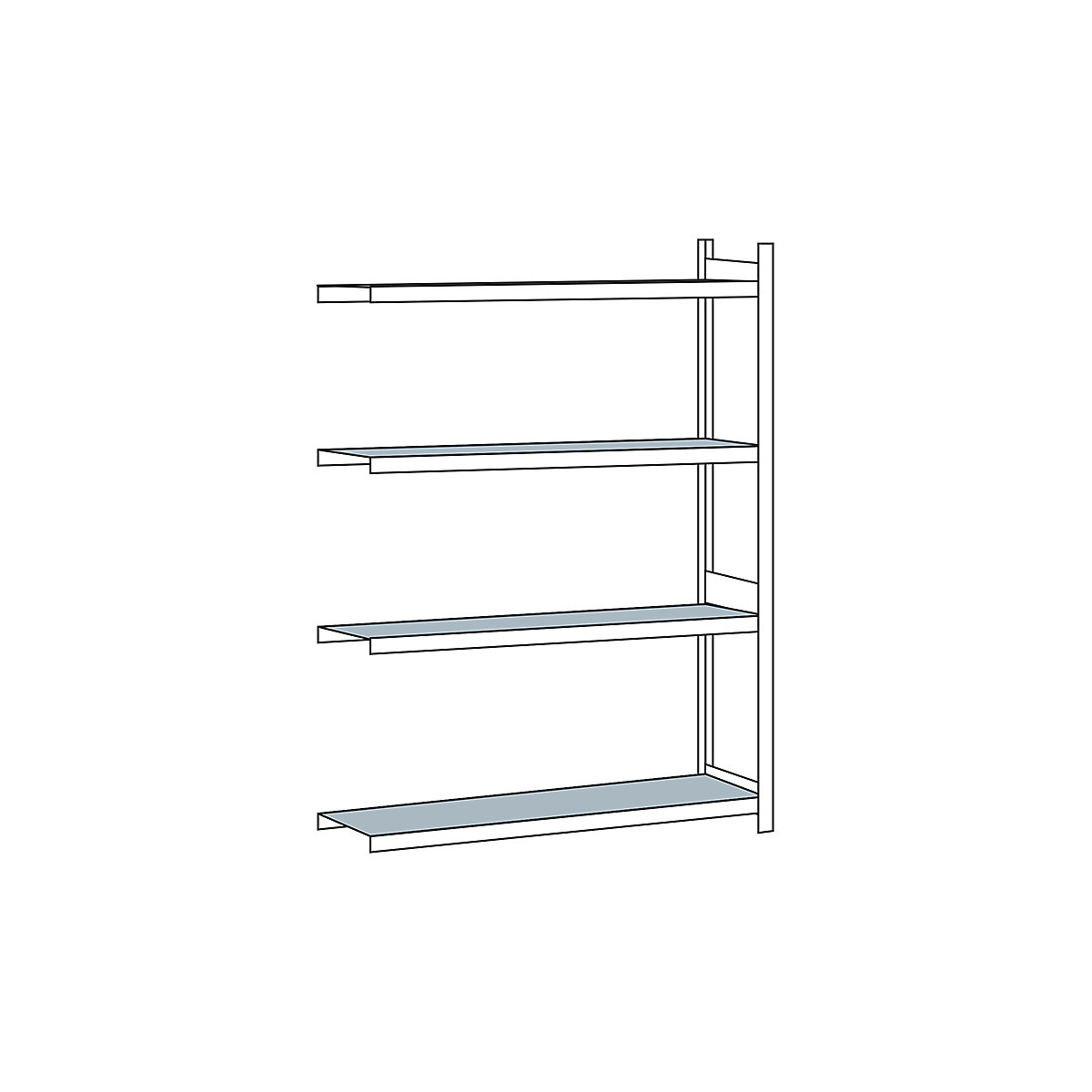 Wide span shelving unit – SCHULTE (Product illustration 330)-329