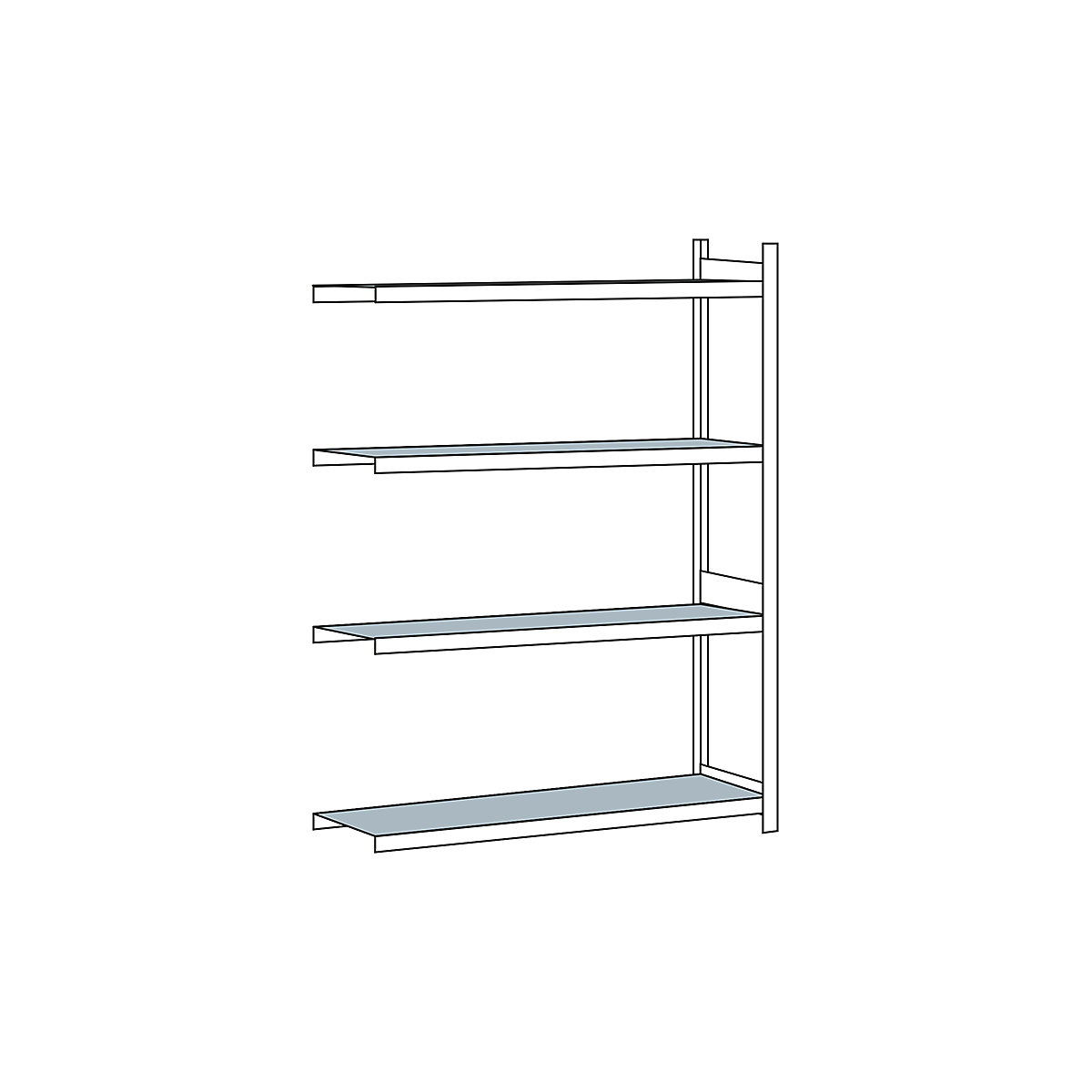 Wide span shelving unit – SCHULTE (Product illustration 191)-190