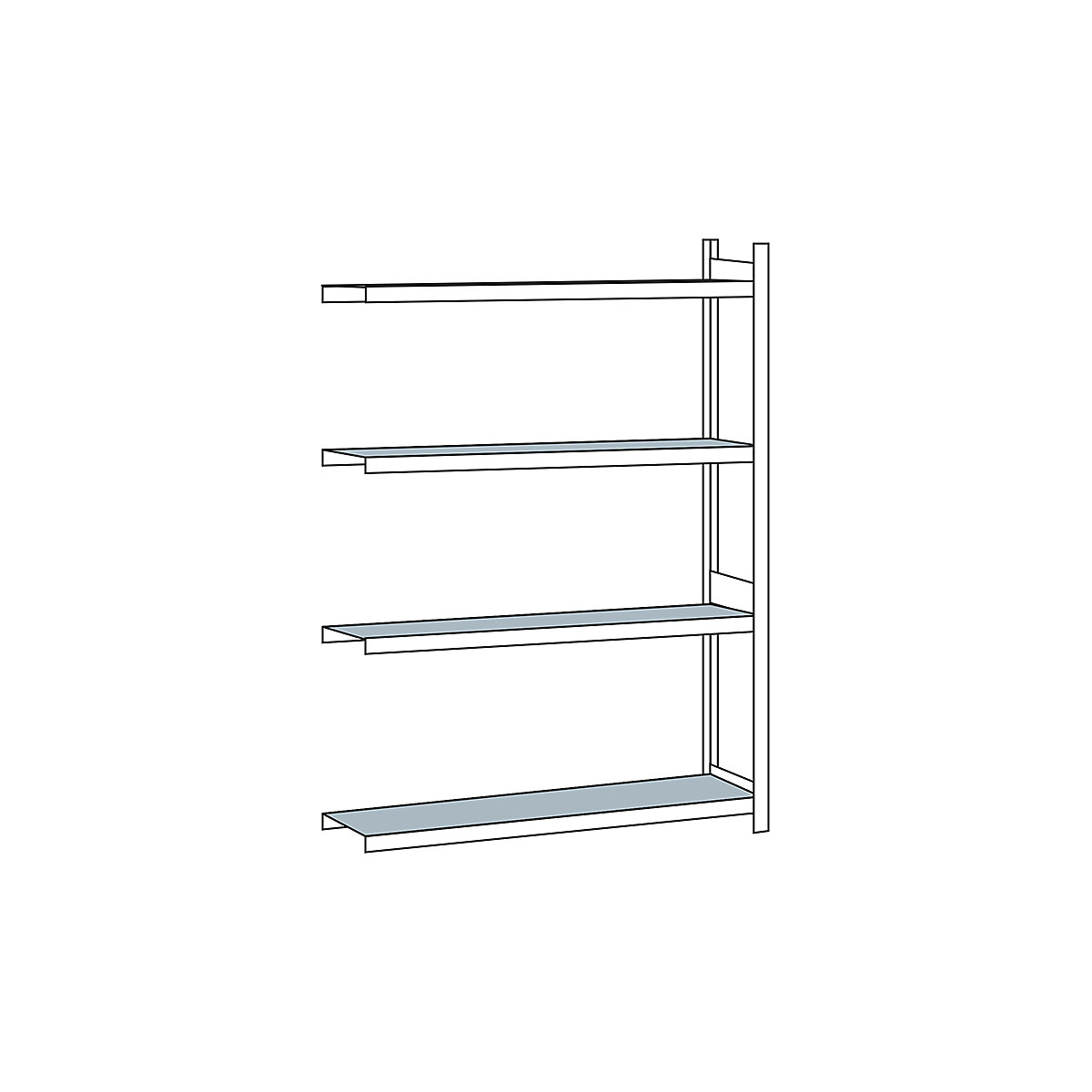 Wide span shelving unit – SCHULTE (Product illustration 226)-225