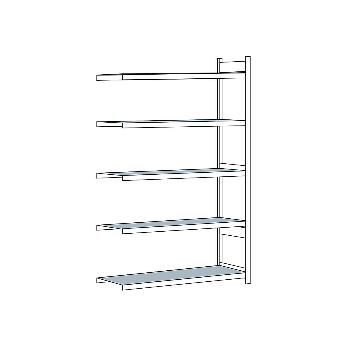 Wide span shelving unit – SCHULTE (Product illustration 216)-215