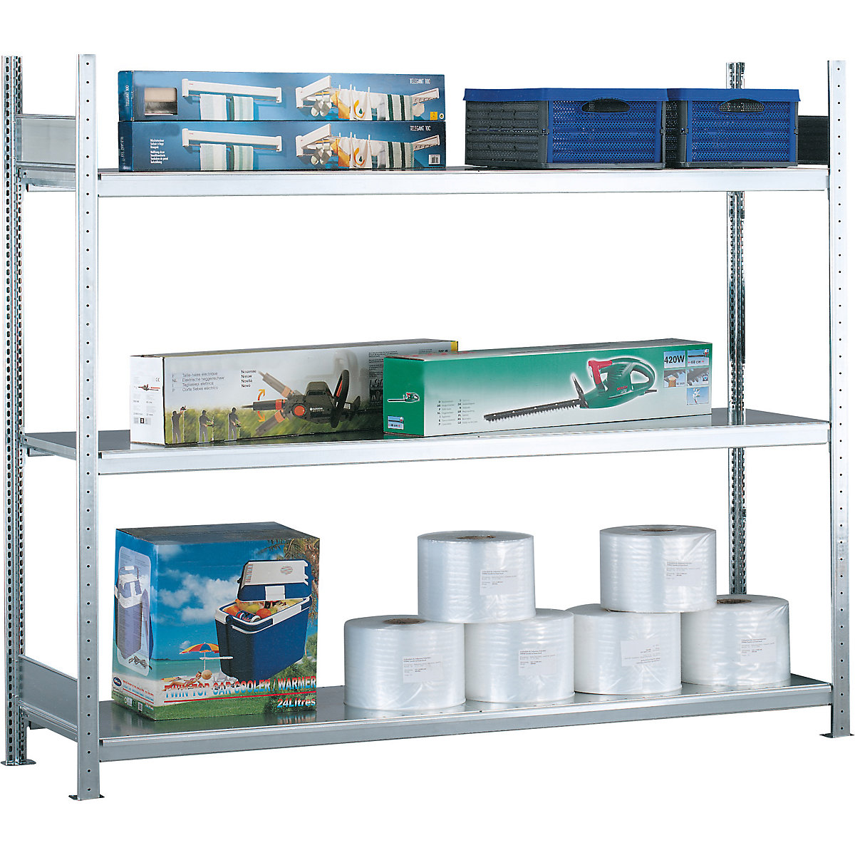 Wide span shelving unit – SCHULTE (Product illustration 159)-158