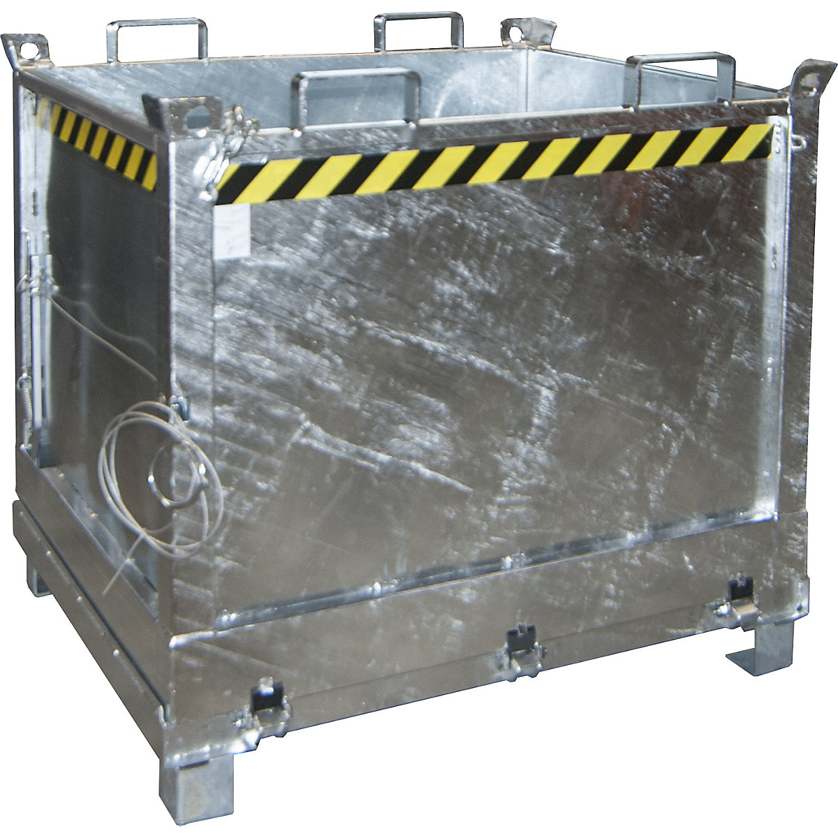 Hinged bottom skip - eurokraft pro