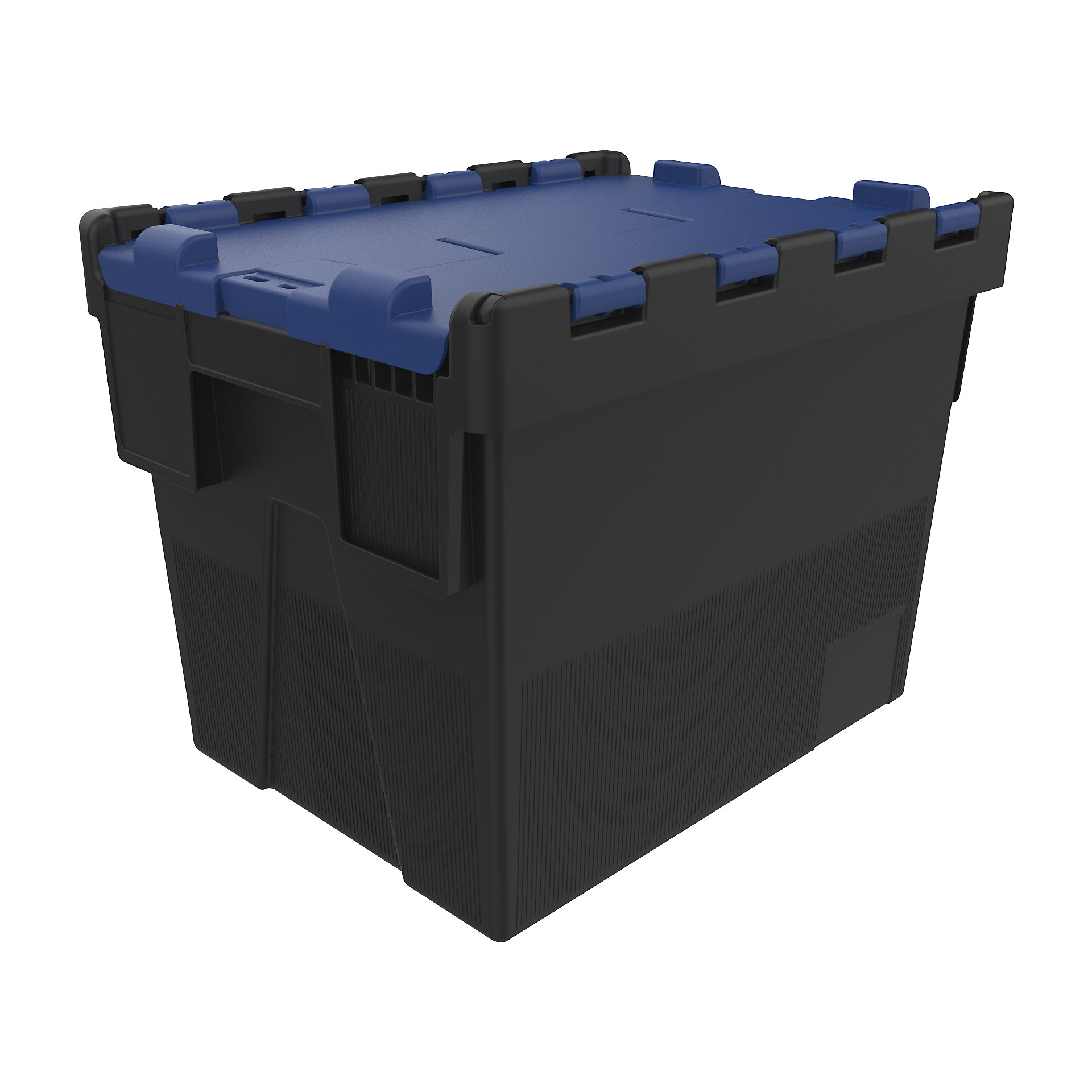 Stackable Blue Containers Reusable stacking container: LxWxH 400 x 300 x 306 mm | kaiserkraft IE