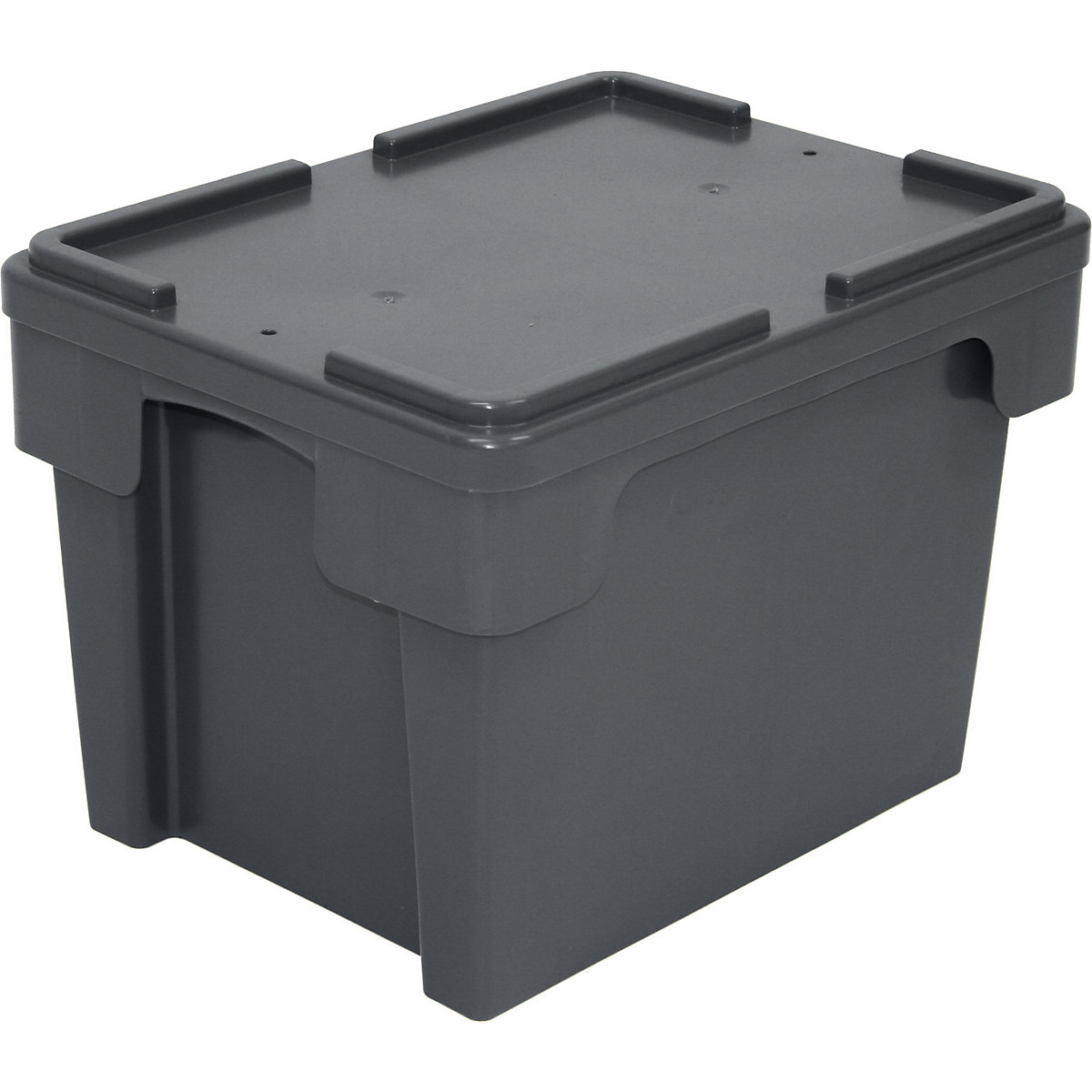 Stack/nest container made of HDPE