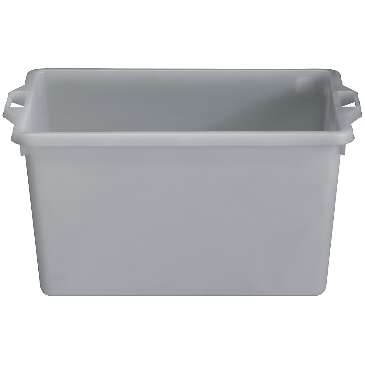 Stacking container made of polyethylene, conical design