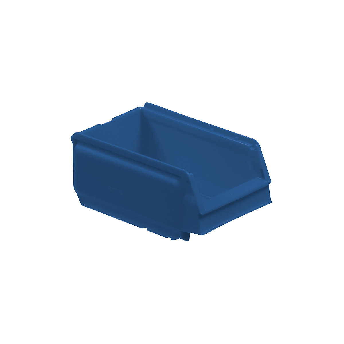Open fronted storage bin made of polypropylene
