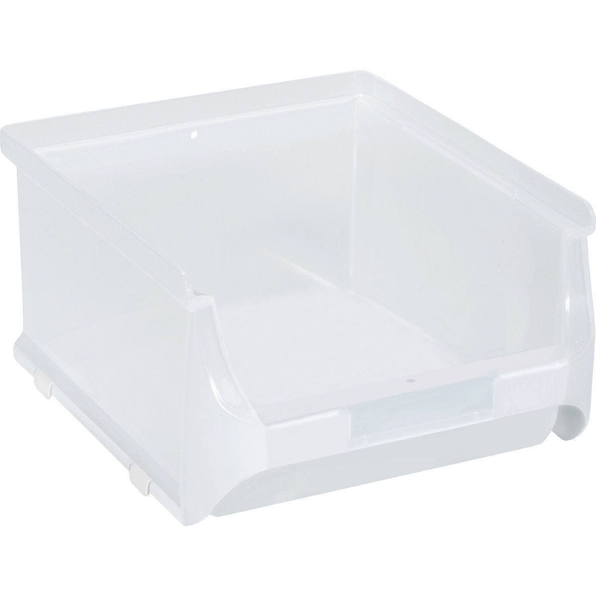 Open fronted storage bin
