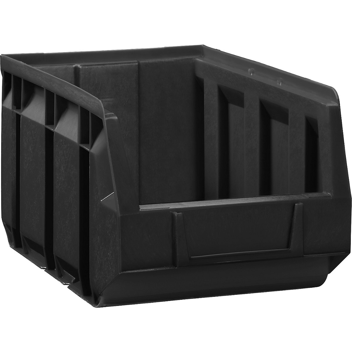 Open fronted storage bin