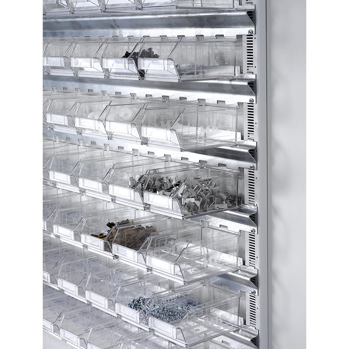 Open fronted storage bins made of SAN – mauser (Product illustration 5)-4