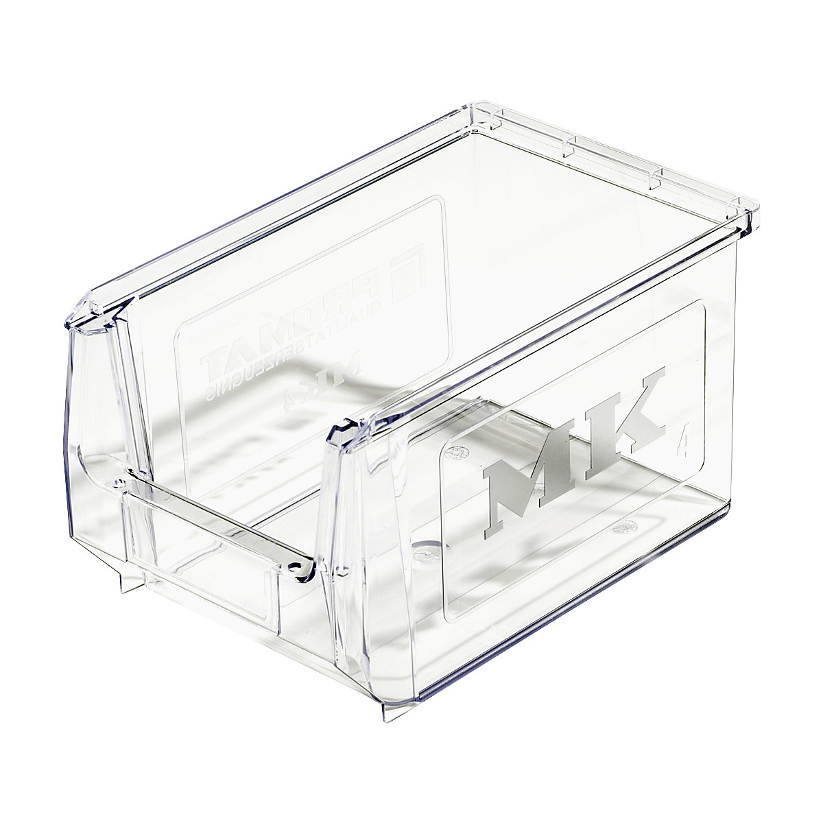 Open fronted storage bins made of SAN – mauser (Product illustration 4)-3