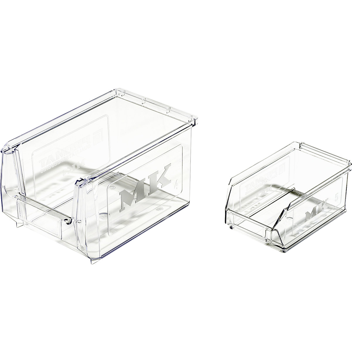 Open fronted storage bins made of SAN – mauser (Product illustration 2)-1