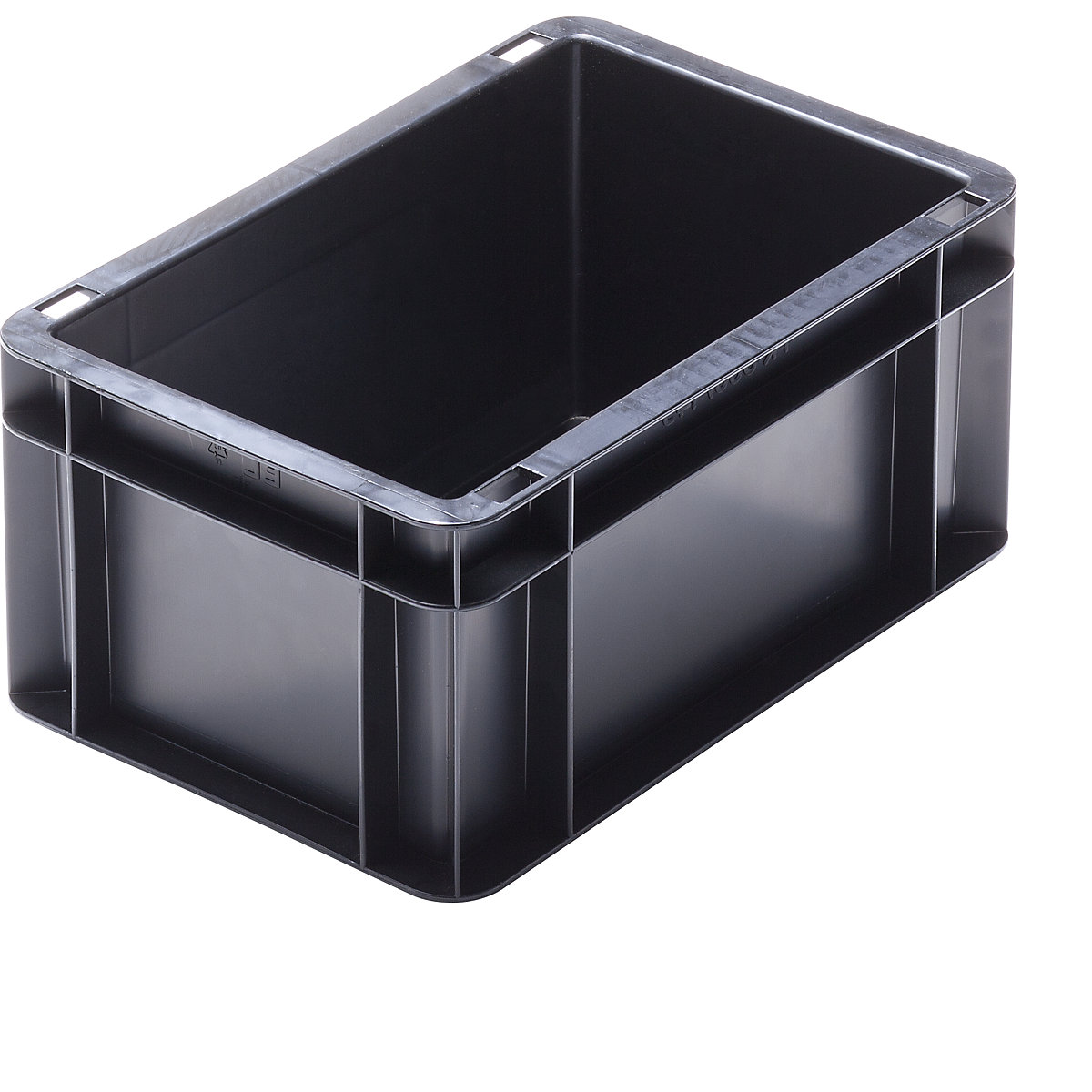 ESD stacking container made of polypropylene