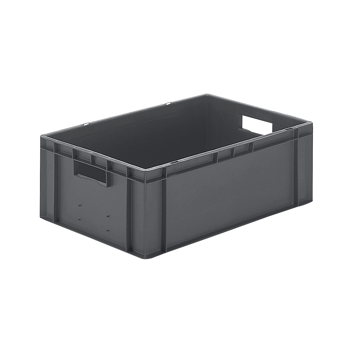 Euro stacking container, closed walls and base