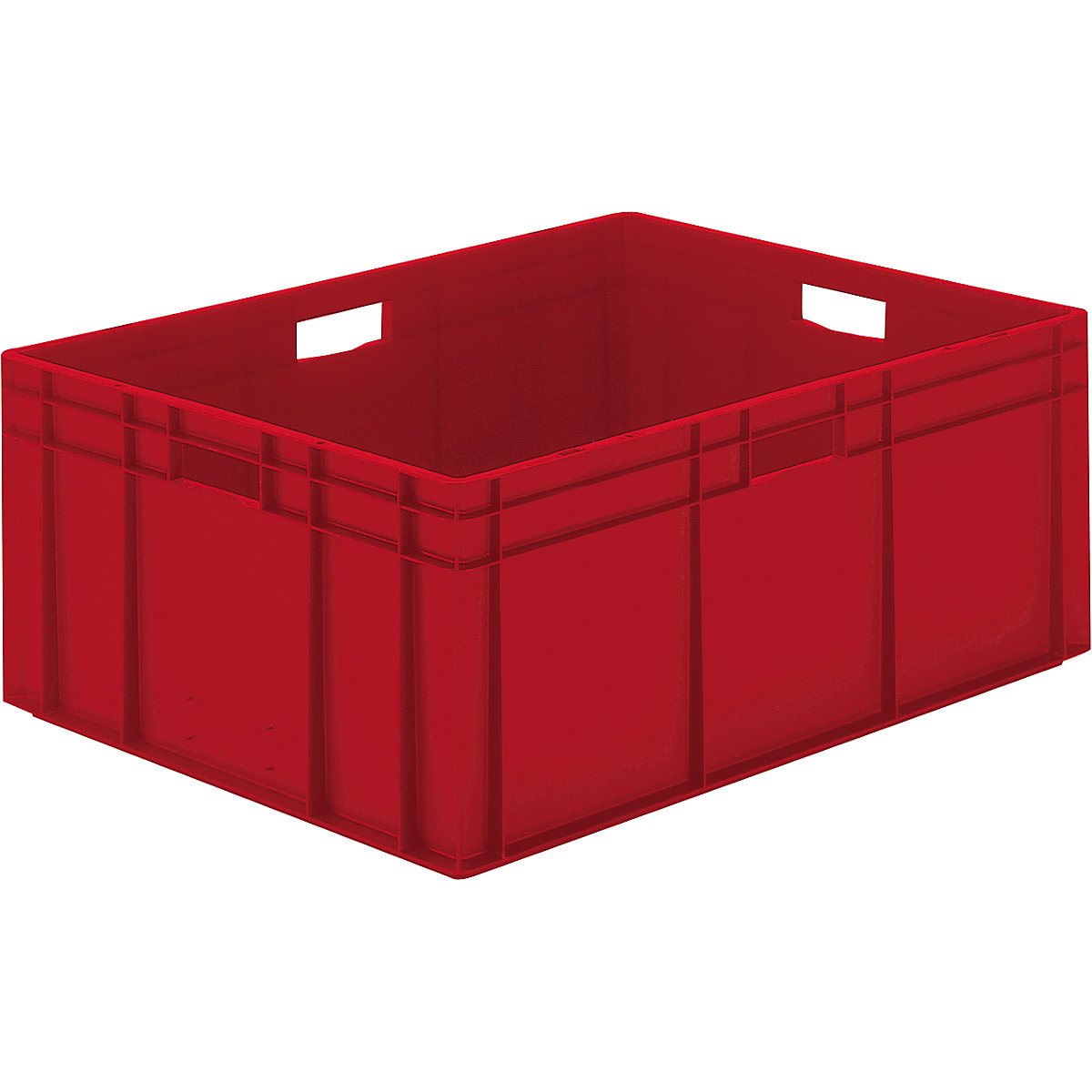 Euro stacking container, closed walls and base