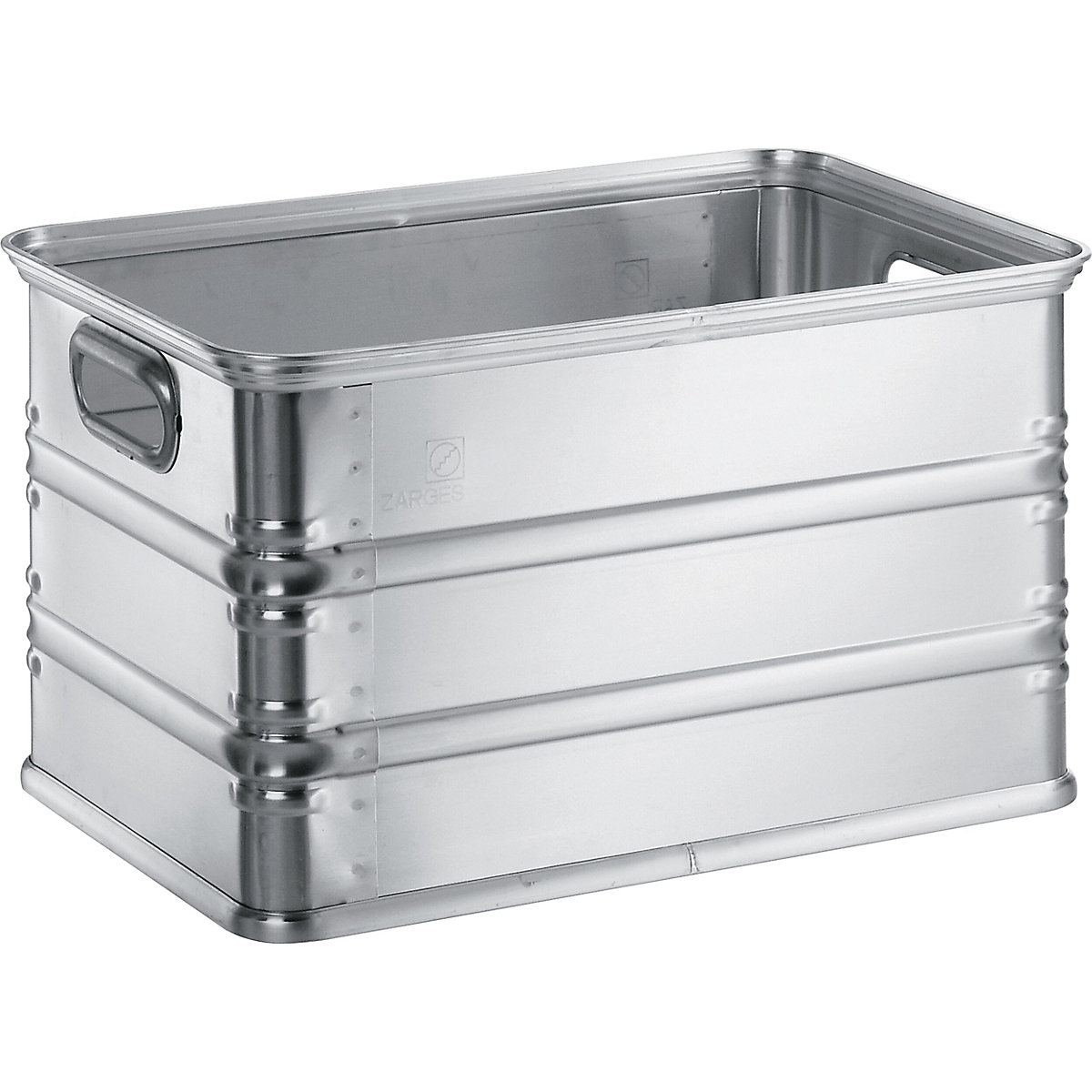 Transport and stacking containers made of aluminium - ZARGES