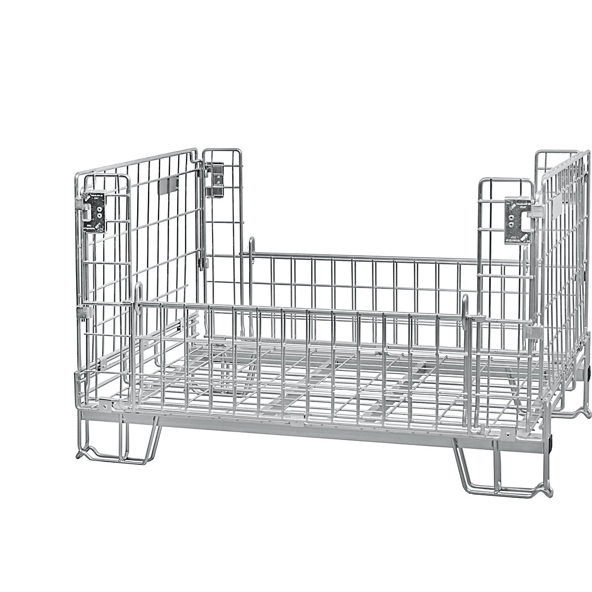 Collapsible mesh pallet