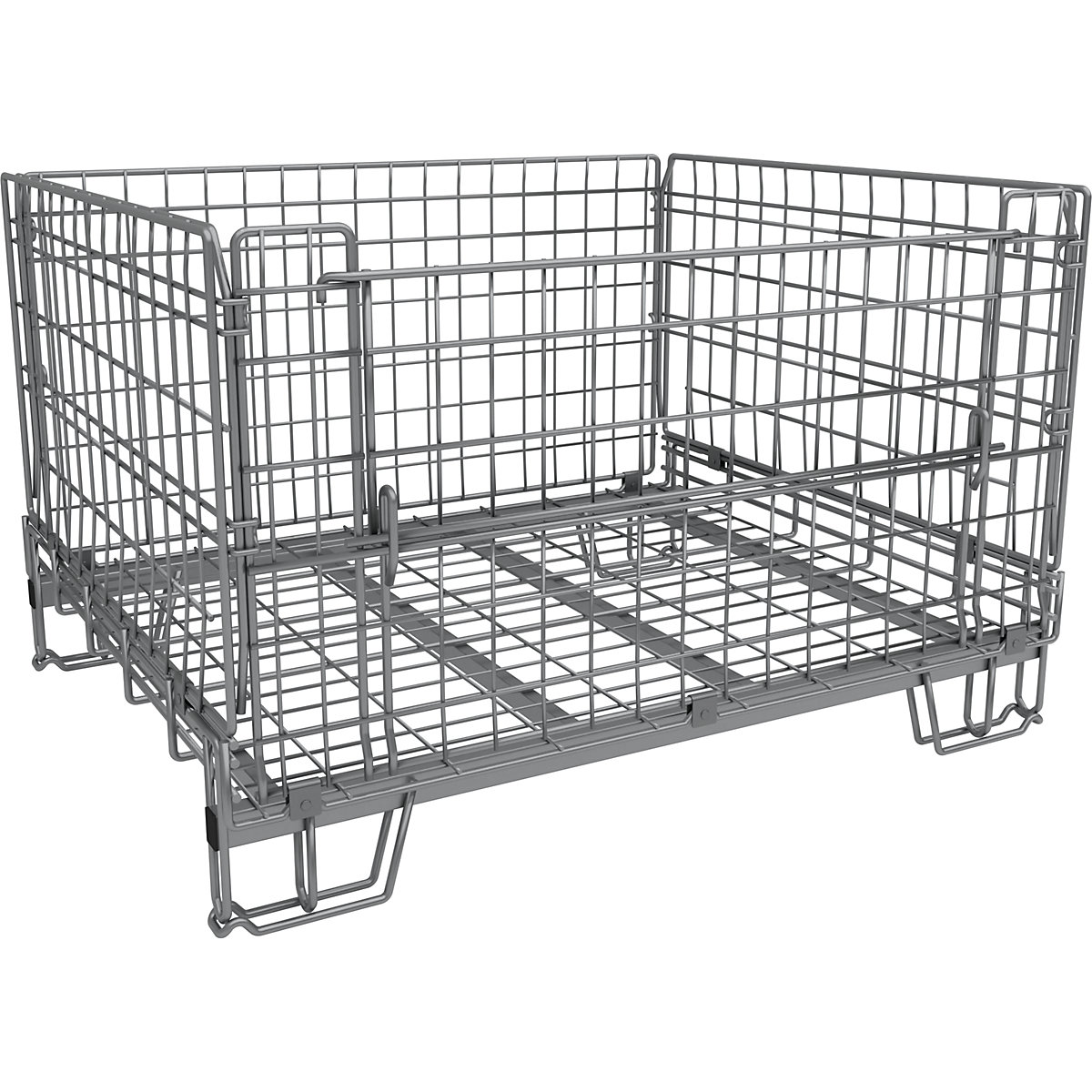 Collapsible mesh pallet