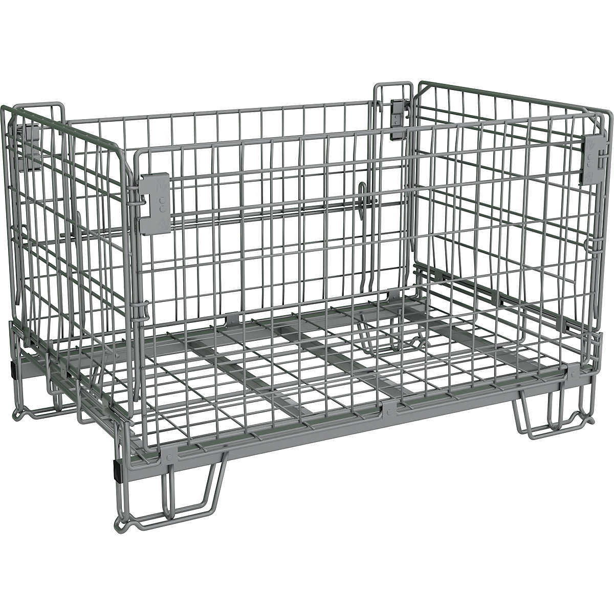 Collapsible mesh pallet