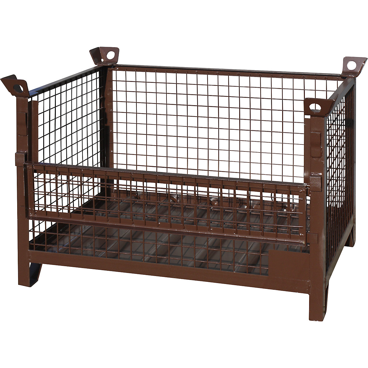 Mesh pallet stacking box – Eichinger