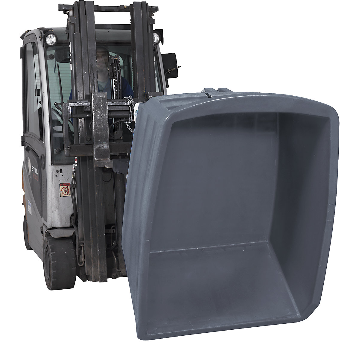 Heavy duty tilting skip made of PE (Product illustration 10)-9