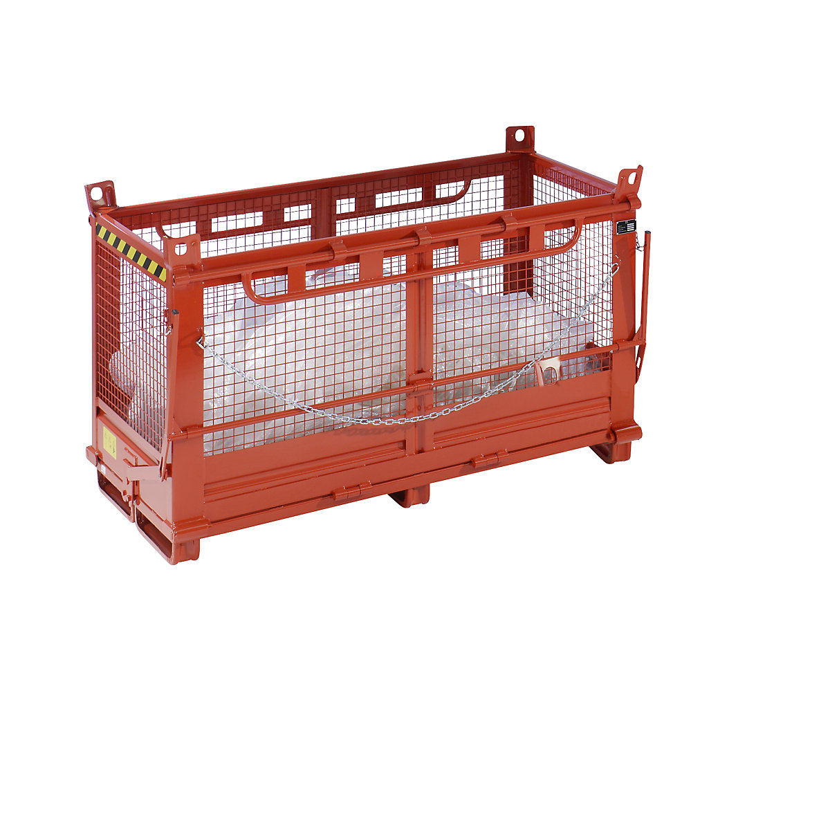 Hinged bottom skip