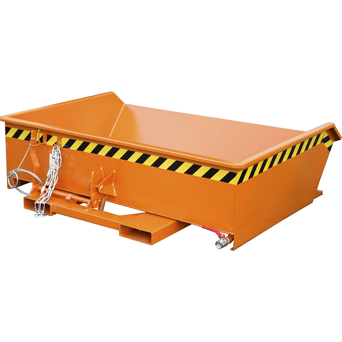 Mini tilting skip for metal swarf - eurokraft pro