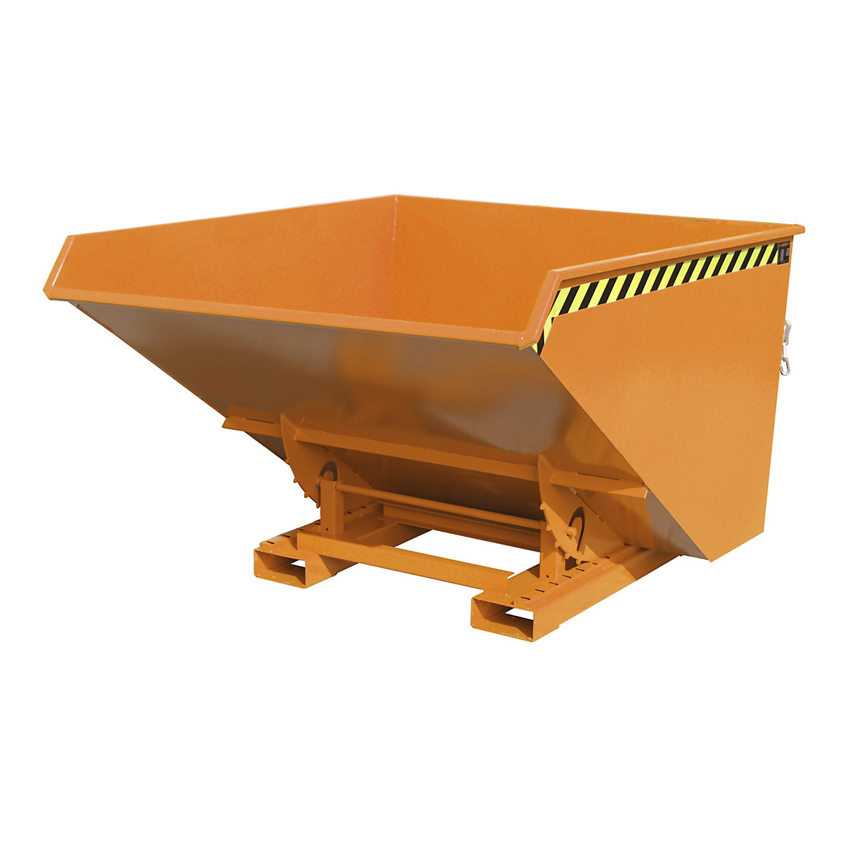 Tilting skip incl. roll-off mechanism - eurokraft pro