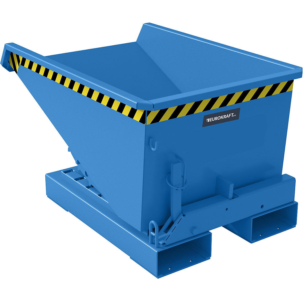 Tilting skip incl. roll-off mechanism - eurokraft pro