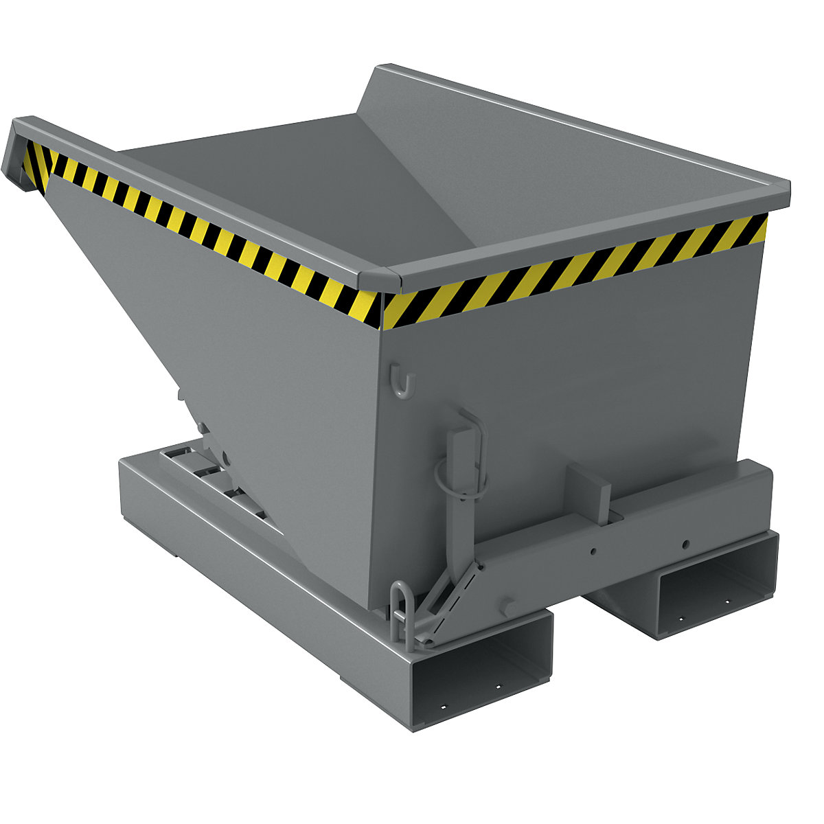 Tilting skip incl. roll-off mechanism - eurokraft pro